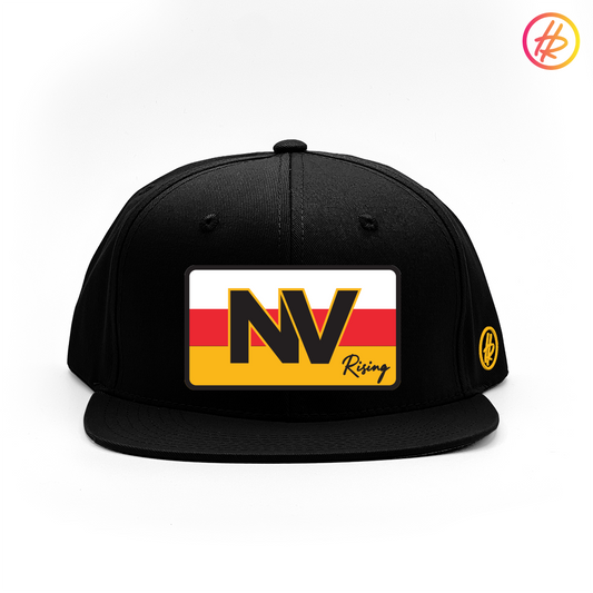 NV Rising Striped Patch Flat Bill - YOUTH