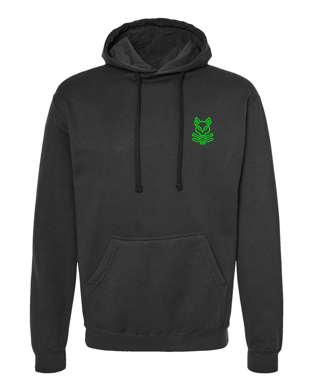 Hatty Ratty™ Hockey Team - Fleece Hoodie - Adult - Black