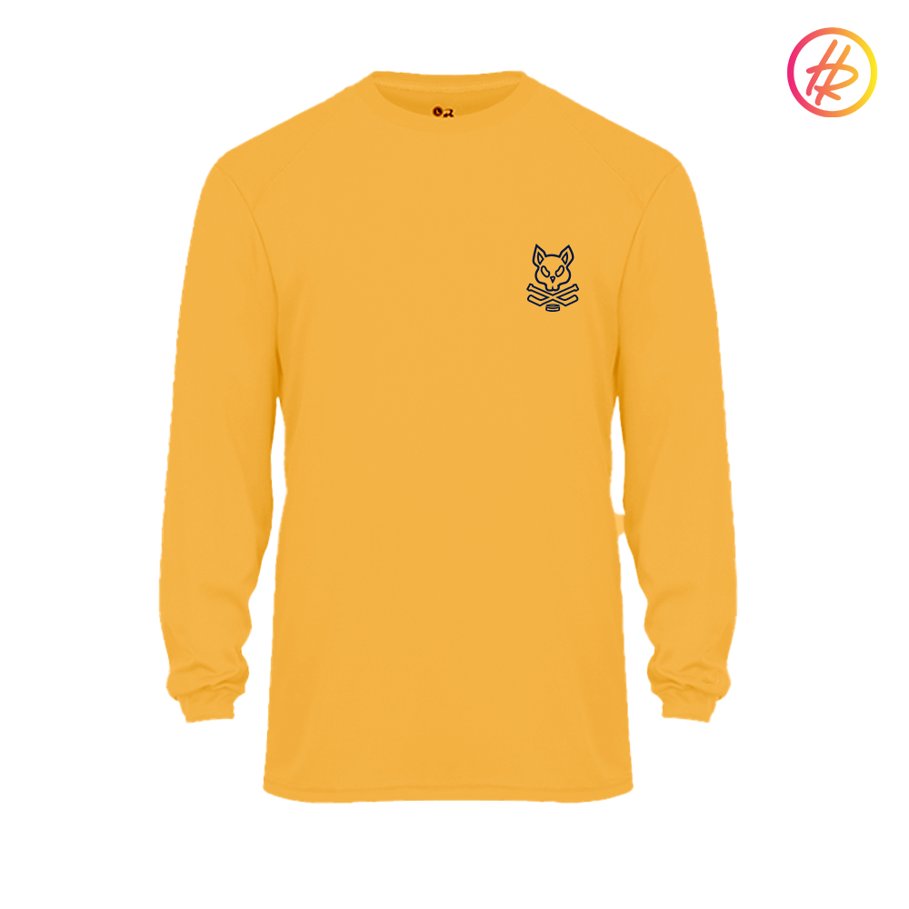 AZ Bobcats + Hatty Ratty - Tri-Blend Performance Long Sleeve Tee - Adult