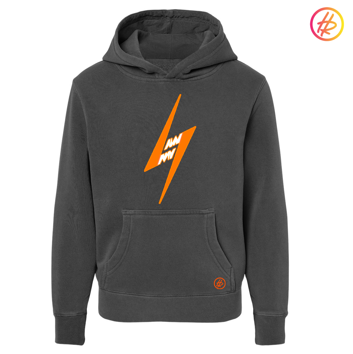 Hatty Ratty™ - PLAY HARD HAVE FUN Hockey Bolt - Jr. Gulls - Pigment Dyed Hoodie - YOUTH