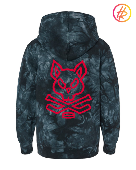 Jr. Coyotes/SD + Hatty Ratty - Tie Dyed Hoodie - Youth