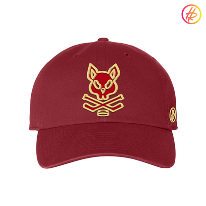 Jr. Coyotes + Hatty Ratty™ - Dad Hat - Sedona Red