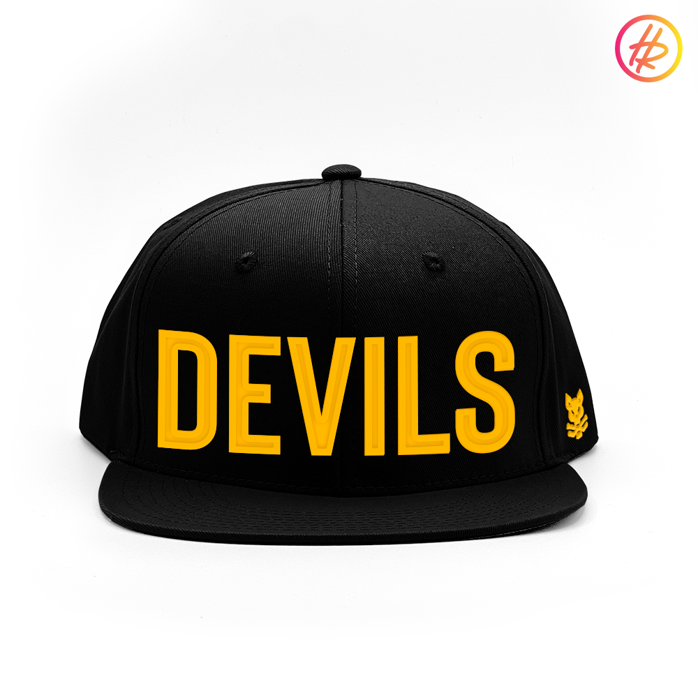 Jr. Sun Devils + Hatty Ratty™ DEVILS - Flat Bill Black