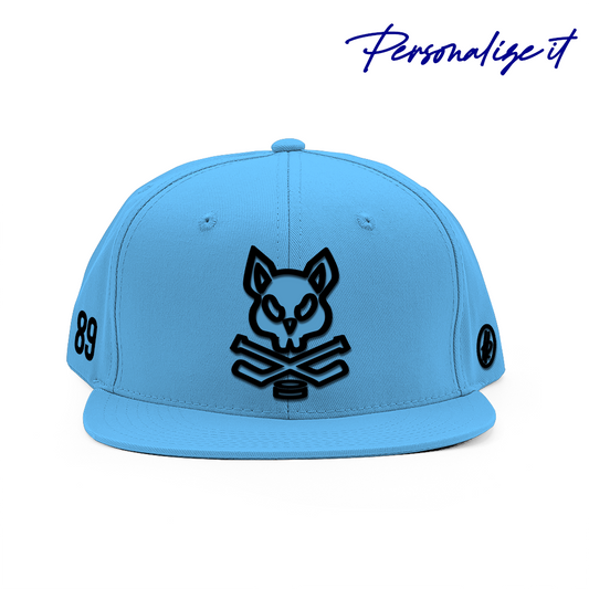 Goldrush Girls + Hatty Ratty™ - Flat Bill - Skyblue - Customizable