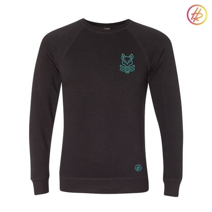 Jr. Sharks + Hatty Ratty - Raglan Crewneck - Adult