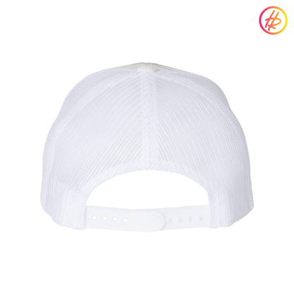 Snow Camo Rink Rat Mid Profile Trucker Hat  - Customizable