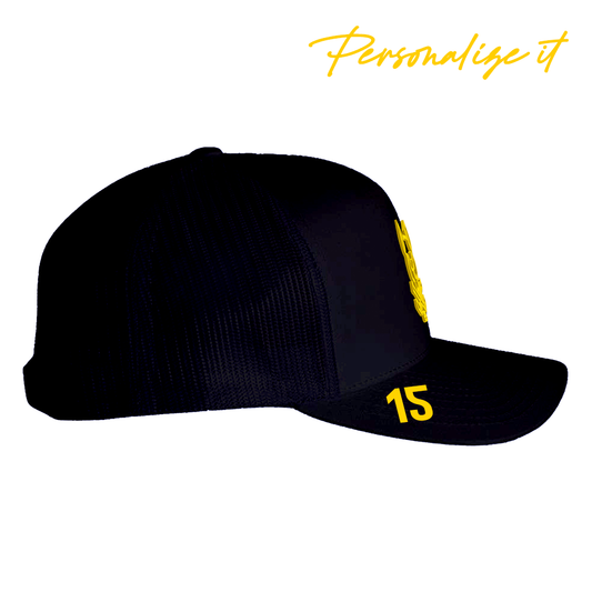 LA LEGENDS + Hatty Ratty™ RINK RAT - Mid Profile Trucker - BLACK