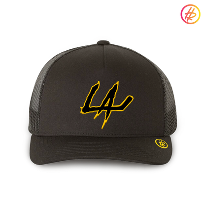 LA LEGENDS + Hatty Ratty™ LA HOCKEY - Mid Profile Trucker - BLACK