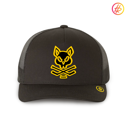 LA LEGENDS + Hatty Ratty™ RINK RAT - Mid Profile Trucker - BLACK