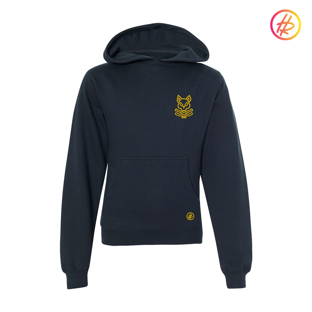 AZ Bobcats + Hatty Ratty - Fleece Hoodie - Youth - Navy