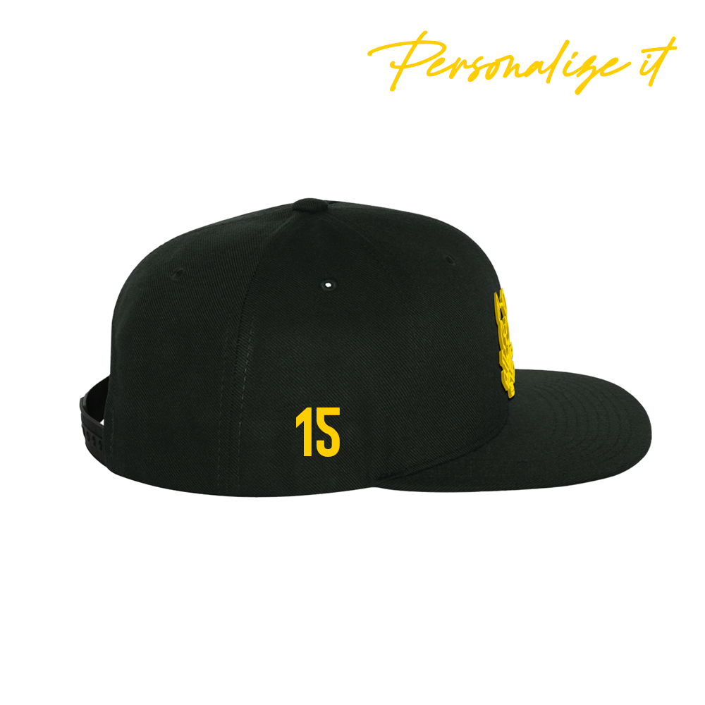 LA HOCKEY LEGENDS + Hatty Ratty™ - Flat Bill - Black & Gold