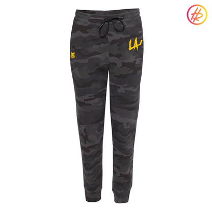 LA LEGENDS + Hatty Ratty™ Hockey Black Camo Sweatpants - ADULT