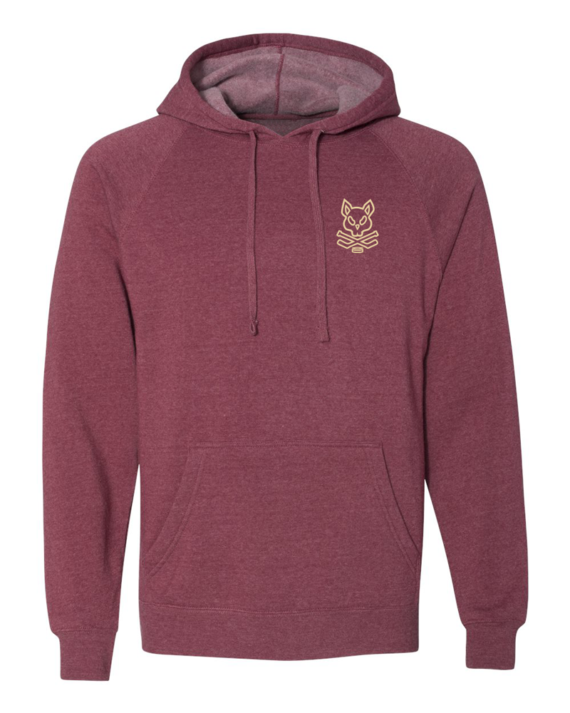 Jr. Coyotes/SD + Hatty Ratty - Raglan Hoodie - Adult