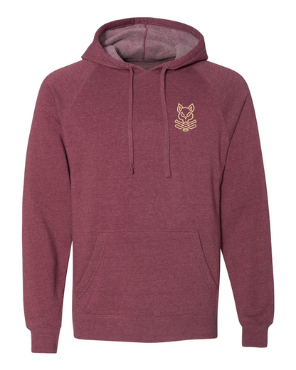 Jr. Coyotes/SD + Hatty Ratty - Raglan Hoodie - Adult