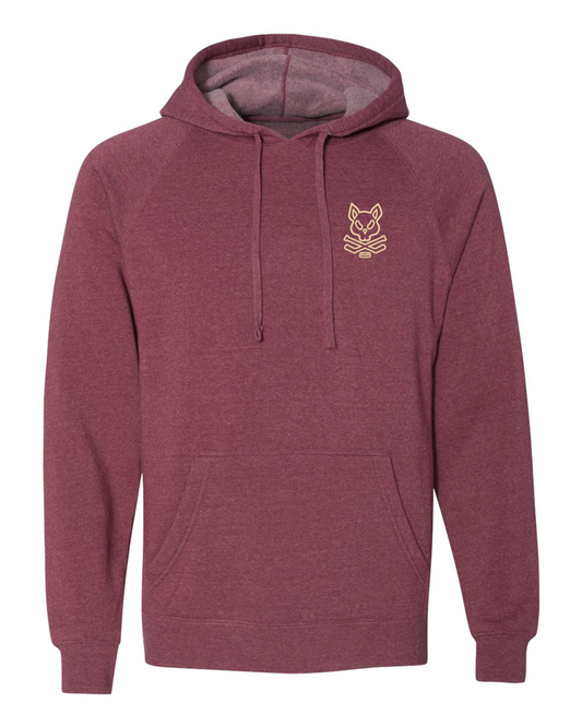 Jr. Coyotes/SD + Hatty Ratty - Raglan Hoodie - Adult