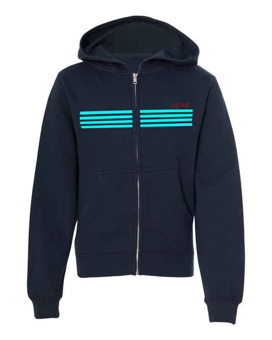 Hatty Ratty™ "CROOKIE" Hockey Team - Fleece Zip-Up - YOUTH - Navy