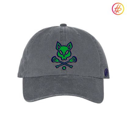 Charcoal LAX Rat Dad Hat - Customizable