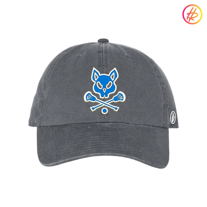 Charcoal LAX Rat Dad Hat - Customizable