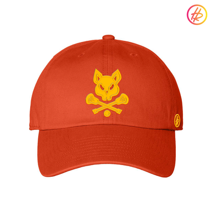 Orange LAX Rat Dad Hat - Customizable
