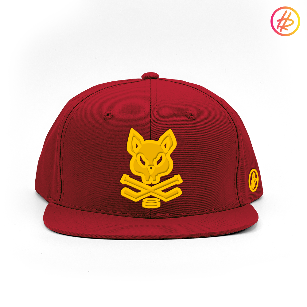 Jr. Sun Devils + Hatty Ratty™ RINK RAT - Flat Bill Maroon