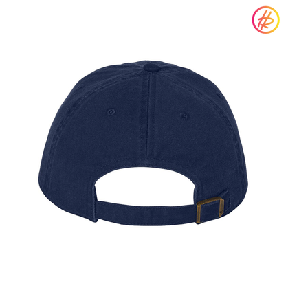 Navy Rink Rat Dad Hat - Customizable