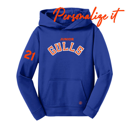 Hatty Ratty™ + Jr. Gulls Varsity Arch - Performance Hoodie - YOUTH