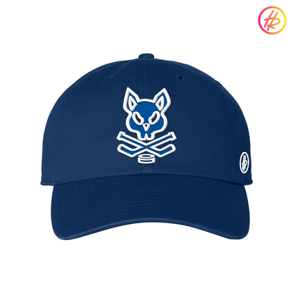 Royal Blue white Rink Rat Hatty Ratty Dad Hat