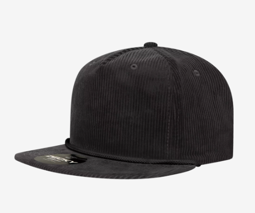 6043 - 5 Panel High Profile Relaxed Corduroy Hat