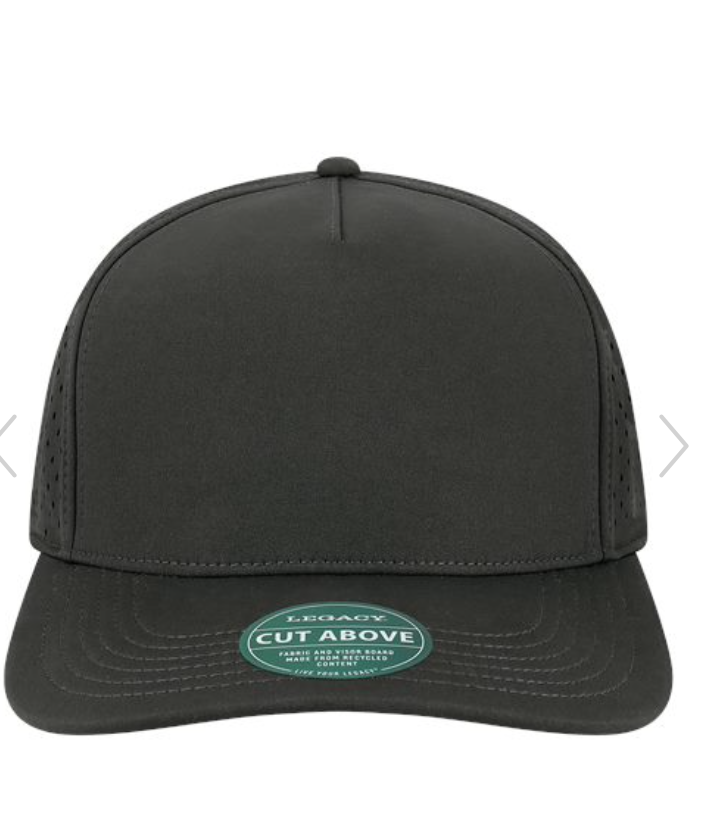 Legacy - The Cut 5 Panel Perforated Snapback Hat