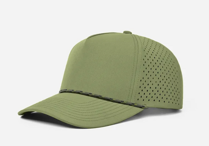 6526P - 5 Panel Laser Performance Golf Rope Hat