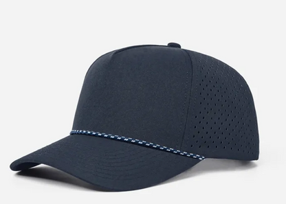 6526P - 5 Panel Laser Performance Golf Rope Hat