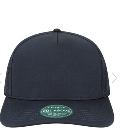Legacy - The Cut 5 Panel Perforated Snapback Hat