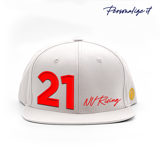 NV RISING Numbered Flat Bill - CUSTOMIZABLE