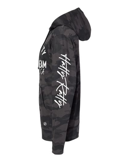 Hatty Ratty™ Hockey Team - Fleece Hoodie - Adult - Black Camo