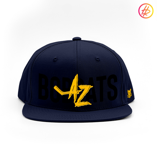 2014 "AZ" Interlock Bobcats + Hatty Ratty™ - Flat Bill - Navy