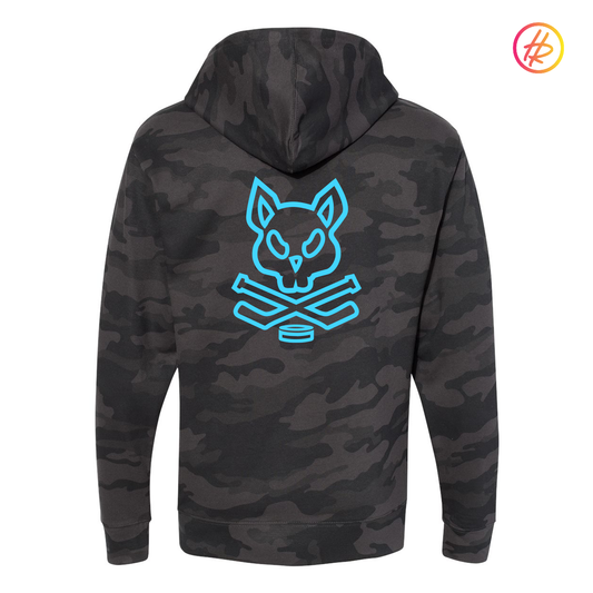 Adult Rink Rat Hoodie - Black Camo