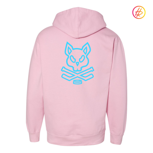 Adult Rink Rat Hoodie - Light Pink