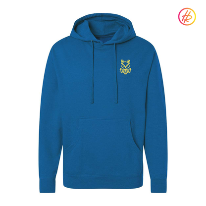Adult Rink Rat Hoodie - Royal & Yellow