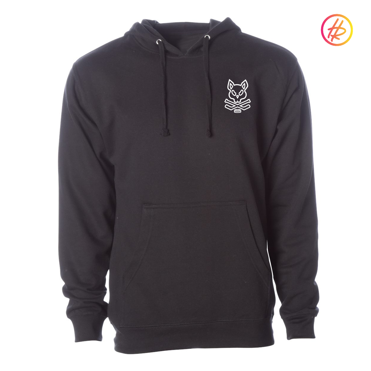 Adult Rink Rat Hoodie - Black