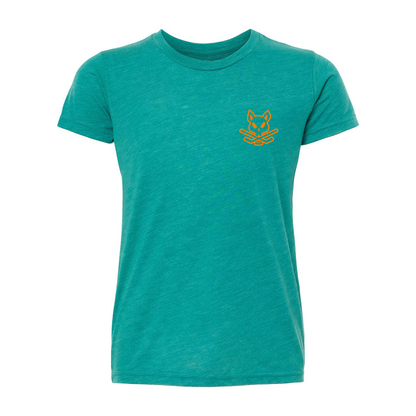Rink Rat Tee - Teal & Orange